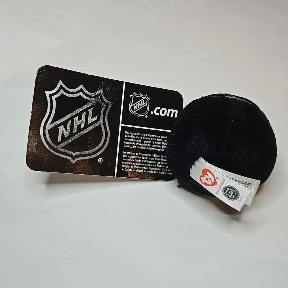 Ty Beanie Ballz Pittsburgh Penguins Black Plush Keychain NHL Mascot Toy 2018 NWT